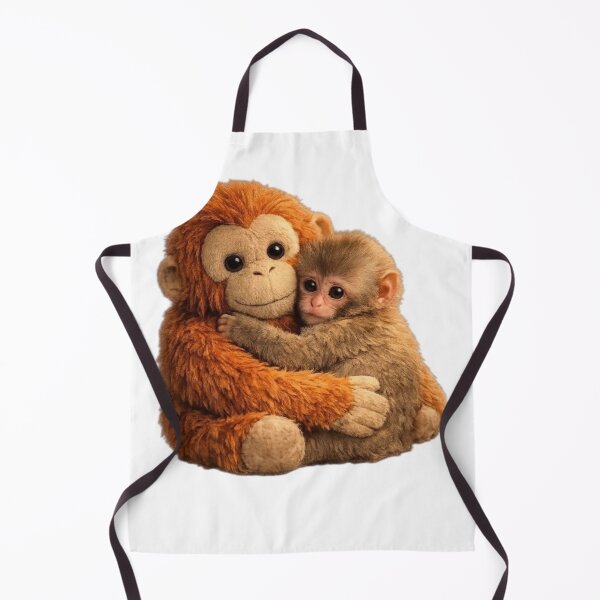 Item preview, Punch Monkey Hugging Stuffed Orangutan - Illustration  designed and sold by wilnickvisuals.