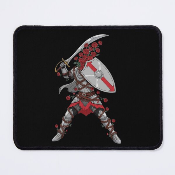 Item preview, Dark Fantasy Rose Knight – Gothic Medieval Warrior with Sword and Shield designed and sold by Dzblack.