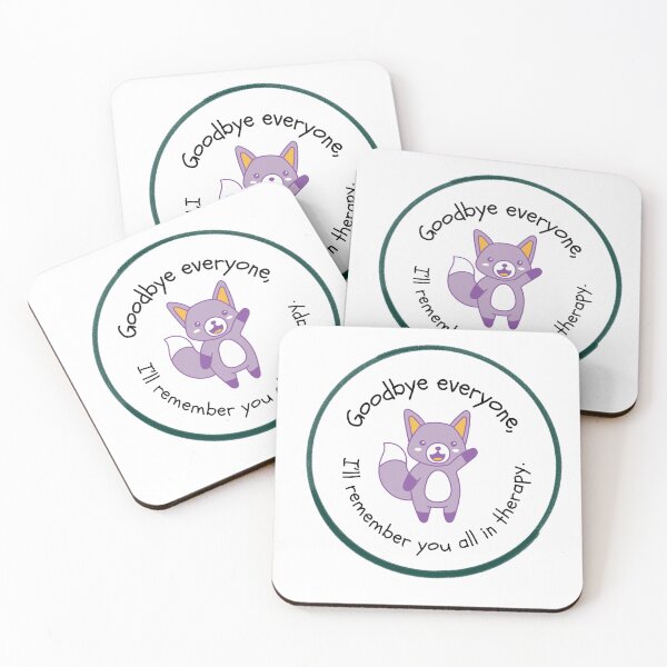 Item preview, “Goodbye Everyone, I’ll Remember You All in Therapy” designed and sold by Melissa Rioux.