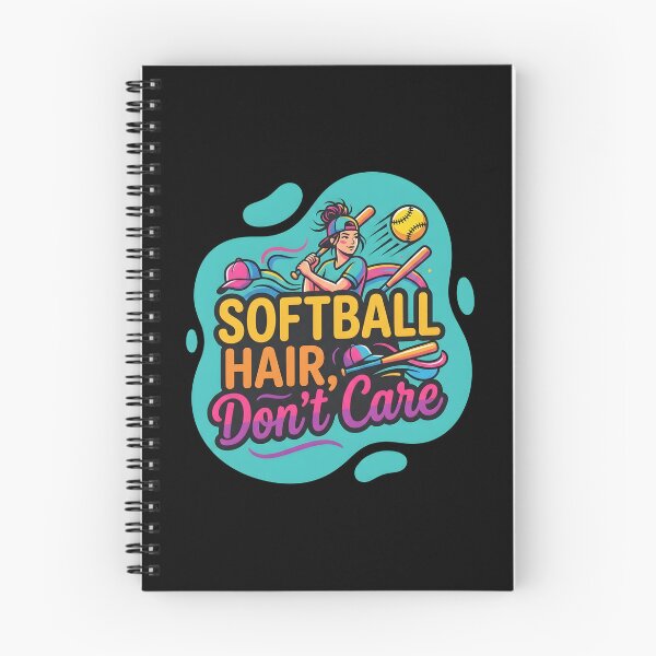 Item preview, Softball hair, Don't care | Softball designed and sold by SocialStaticz.