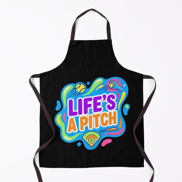 Item preview, Life's a pitch | Softball designed and sold by SocialStaticz.