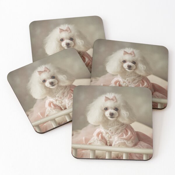 Item preview, Poodle in Pink Dress designed and sold by Elisabeth Lucas.
