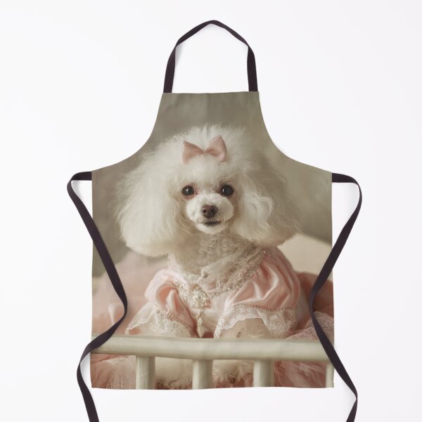 Item preview, Poodle in Pink Dress designed and sold by Elisabeth Lucas.
