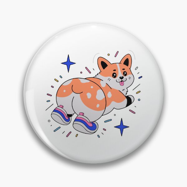 Item preview, Cute Kawaii Corgi Butt, CorgiButt, Corgi Butt designed and sold by graphic-genie.