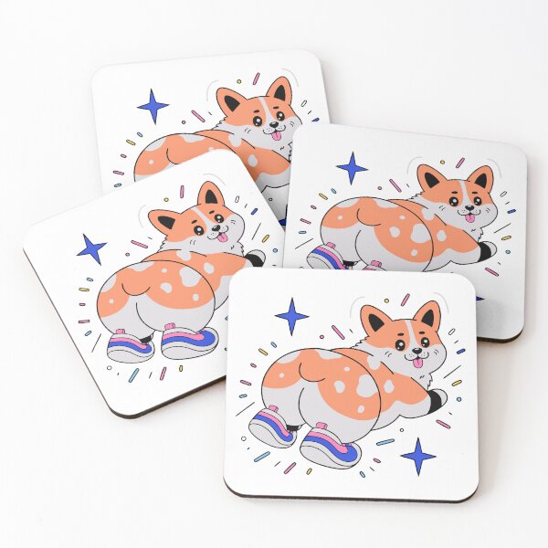 Item preview, Cute Kawaii Corgi Butt, CorgiButt, Corgi Butt designed and sold by graphic-genie.