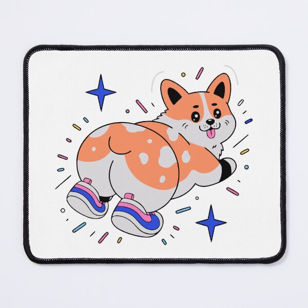 Item preview, Cute Kawaii Corgi Butt, CorgiButt, Corgi Butt designed and sold by graphic-genie.