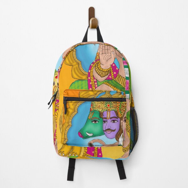 Item preview, Panchmukhi Hanuman Divine Energy Artwork – Modern Hindu Spiritual Design designed and sold by Harshit_Digital_Arts.