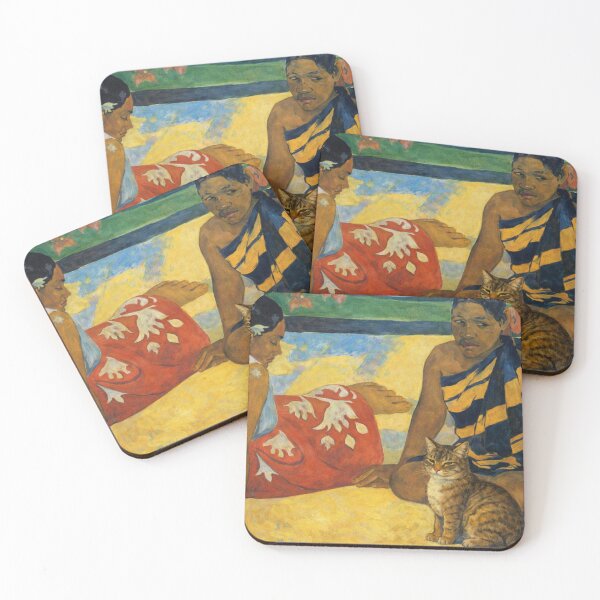Item preview, Tahitian Women with a Sunlit Cat designed and sold by Ocelot-T.