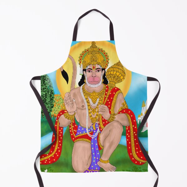 Item preview, Hanuman Spiritual Strength Design – Contemporary Hindu Art designed and sold by Harshit_Digital_Arts.