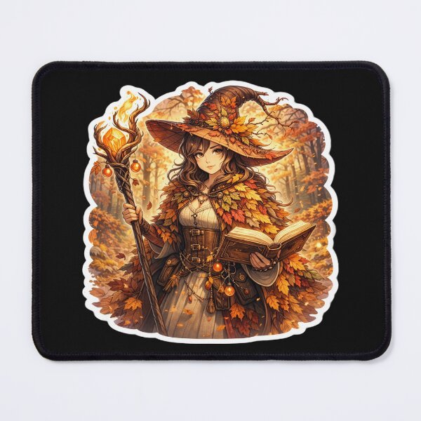 Item preview, Autumn Forest Witch Enchantress designed and sold by broegantotiw.