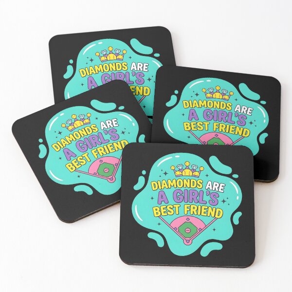 Item preview, Diamonds are a girl's best friend | Softball designed and sold by SocialStaticz.