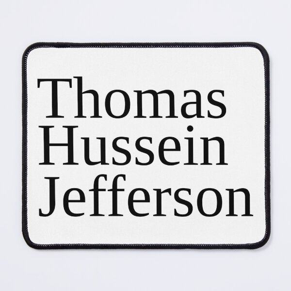 Item preview, Thomas Hussein Jefferson designed and sold by Maple Street Designs.
