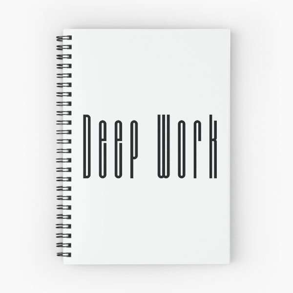 Item preview, Deep Work - Minimalist High Productivity & Focus Quote designed and sold by Miniature Store.