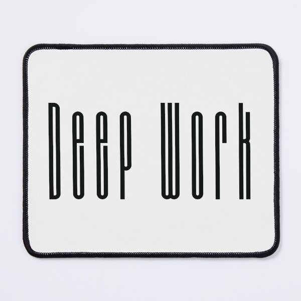 Item preview, Deep Work - Minimalist High Productivity & Focus Quote designed and sold by Miniature Store.