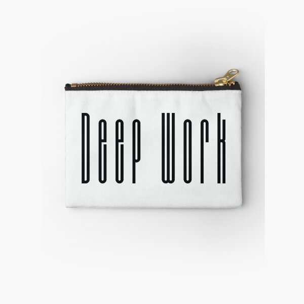 Item preview, Deep Work - Minimalist High Productivity & Focus Quote designed and sold by Miniature Store.