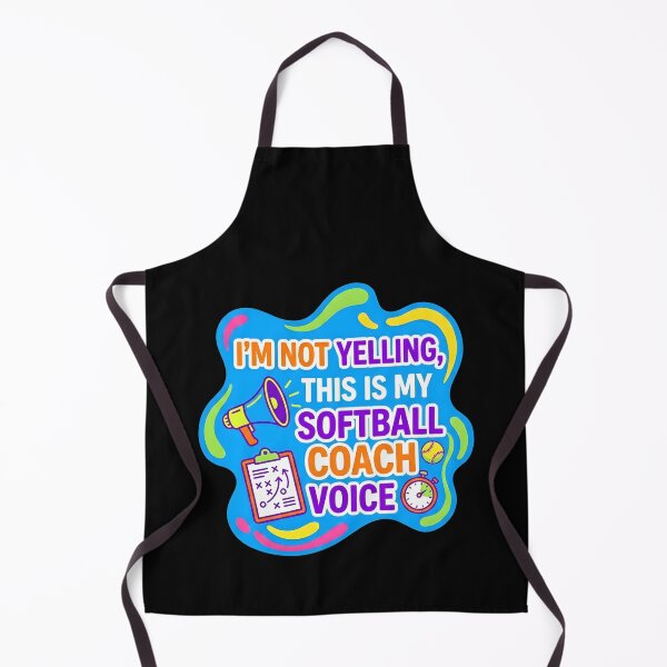 Item preview, I'm not yelling, this is my softball coach voice | Softball designed and sold by SocialStaticz.