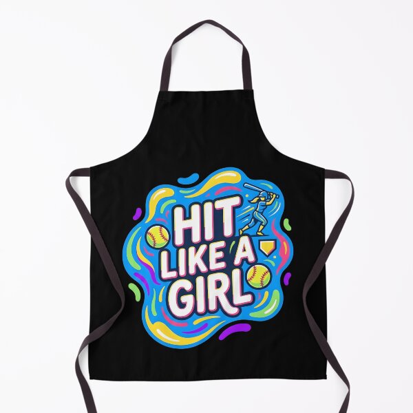Item preview, Hit like a girl | Softball designed and sold by SocialStaticz.