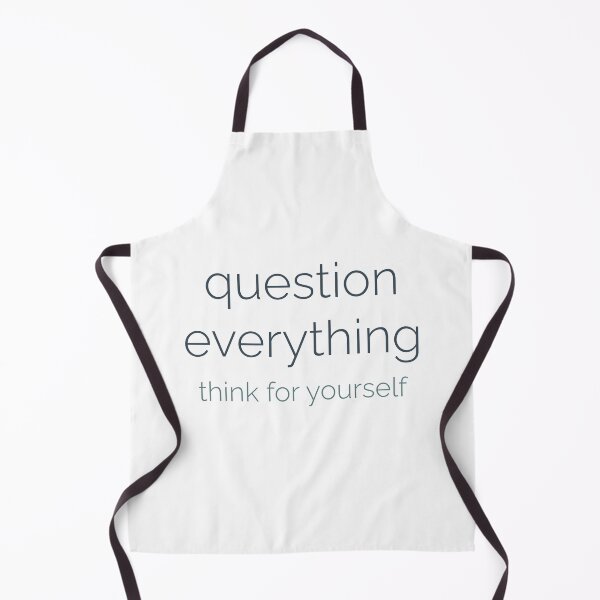 Item preview, Question Everything - Reflective Minimalist Quote designed and sold by Ocean and Palm.