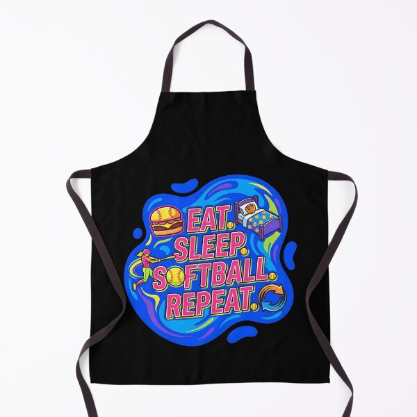 Item preview, Eat. Sleep. Softball. Repeat | Softball designed and sold by SocialStaticz.