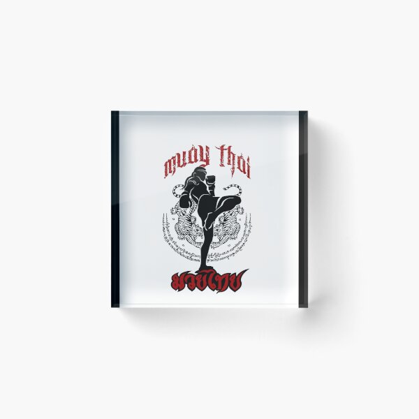 Item preview, Muay Thai Kick Thailand Martial Art Sport Logo Badge Sticker designed and sold by Fangirl20.
