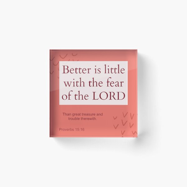 Item preview, Proverbs 15:16 designed and sold by Undonemadenew.