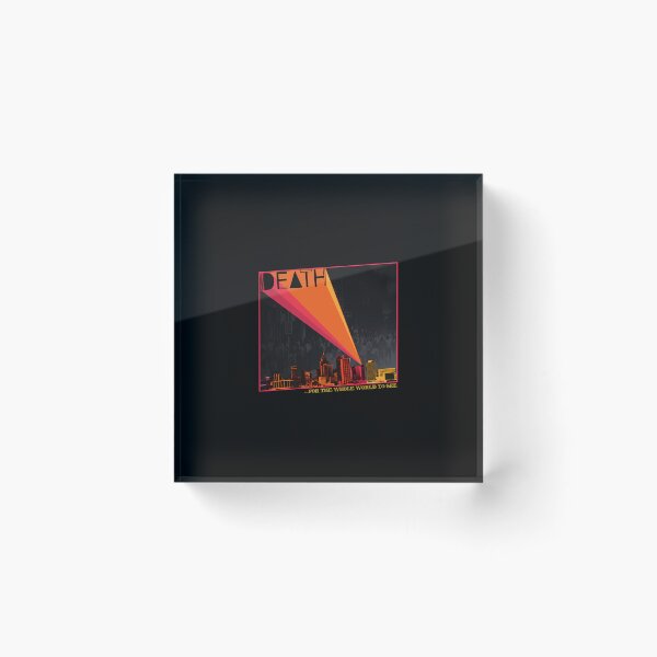 Item preview, Death - For The Whole World To See Album Cover (Black Background) designed and sold by anaslahmime.