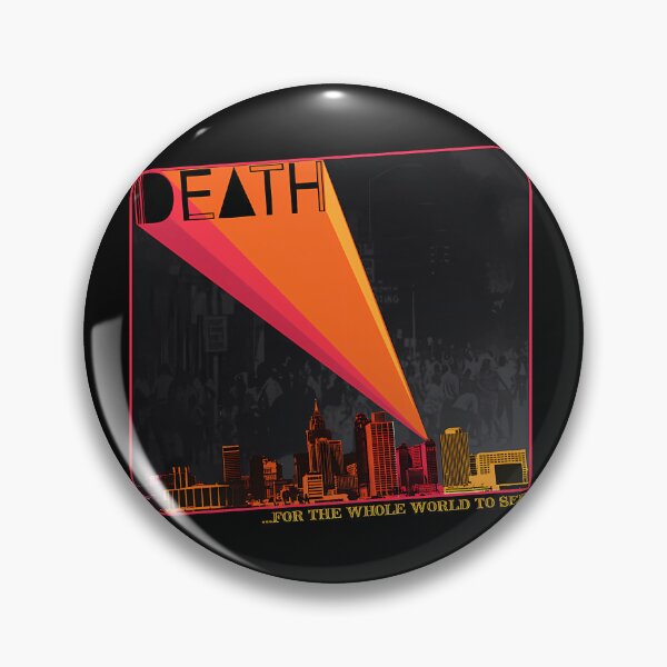 Item preview, Death - For The Whole World To See Album Cover (Black Background) designed and sold by anaslahmime.