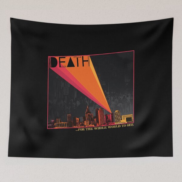 Item preview, Death - For The Whole World To See Album Cover (Black Background) designed and sold by anaslahmime.