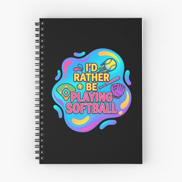 Item preview, I'd rather be playing softball | Softball designed and sold by SocialStaticz.