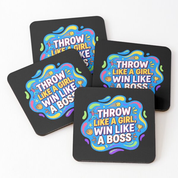 Item preview, Throw like a girl, win like a boss | Softball designed and sold by SocialStaticz.