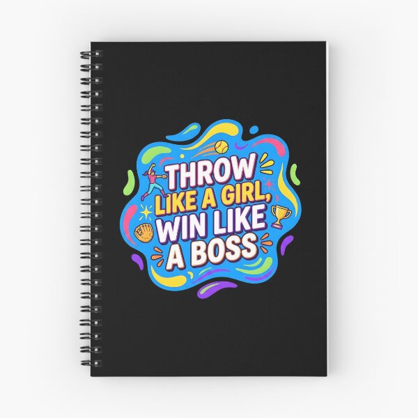 Item preview, Throw like a girl, win like a boss | Softball designed and sold by SocialStaticz.