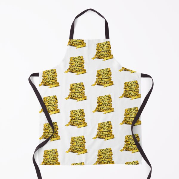 Item preview, Not all men but always a man hazard tape designed and sold by memorylapsecafe.