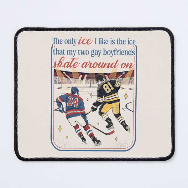 Item preview, The Only ICE I Like Is The Ice My Two Gay Boyfriends Skate Around On Vintage Comfort Colors T-Shirt – Heated Rivalry Hockey Romance Fan Gift designed and sold by ZWITABLDIYA.