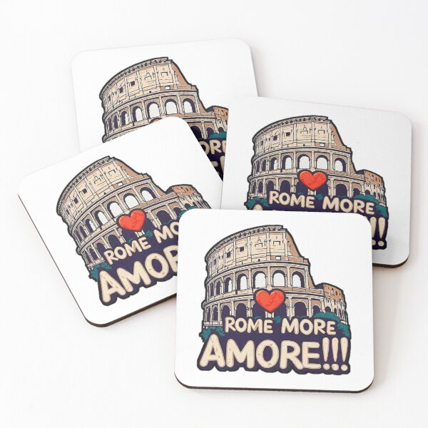 Item preview, Heart And Colosseum ROME MORE AMORE!!! designed and sold by Giulivo Store Graphic.