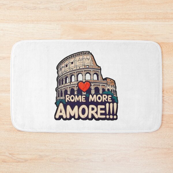 Item preview, Heart And Colosseum ROME MORE AMORE!!! designed and sold by Giulivo Store Graphic.