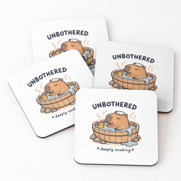 Item preview, Cute Chill Capybara Cozy Self Care Meme designed and sold by PopArt Graphics.
