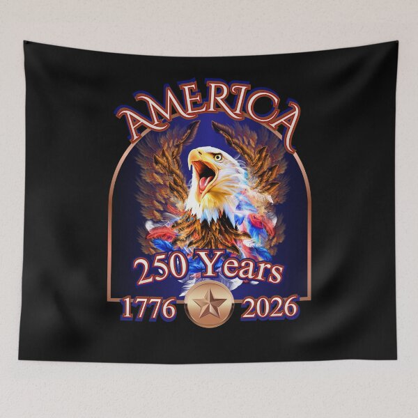 Item preview, America 250 Shout Freedom designed and sold by Tripp Art Studio.