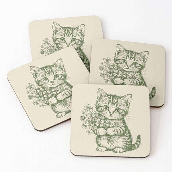 Item preview, St. Patrick’s Day cat.  designed and sold by EunsooLee.