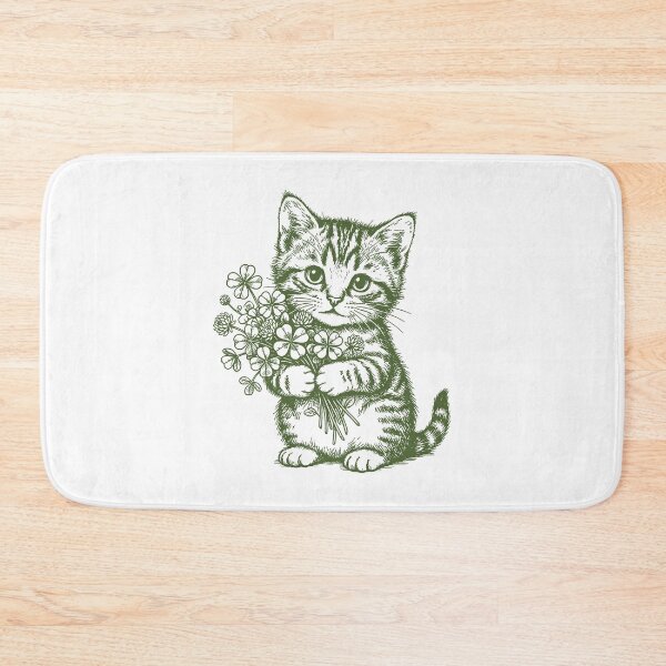 Item preview, St. Patrick’s Day cat.  designed and sold by EunsooLee.