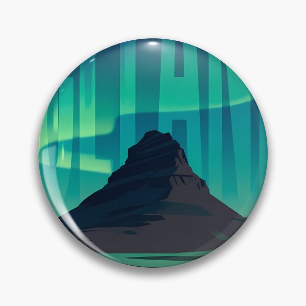 Item preview, Iceland Travel – Northern Lights Vintage Art designed and sold by Atlas Poster Co..