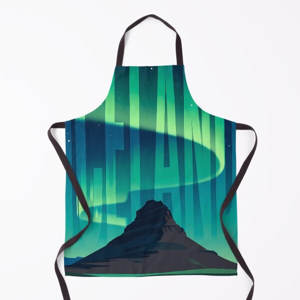 Item preview, Iceland Travel – Northern Lights Vintage Art designed and sold by Atlas Poster Co..