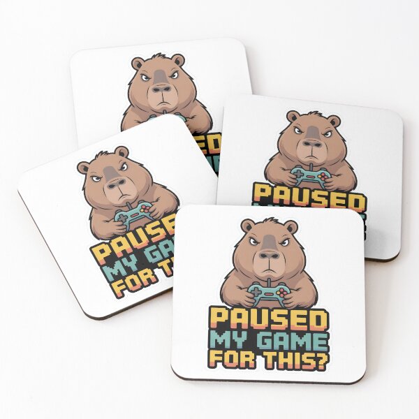 Item preview, Funny Gamer Capybara Paused My Game For This | Gaming Gift designed and sold by RICHYON.