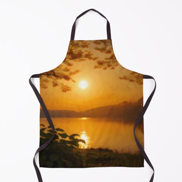 Item preview, Golden Sunrise Over Serene Pond designed and sold by Zeph1.
