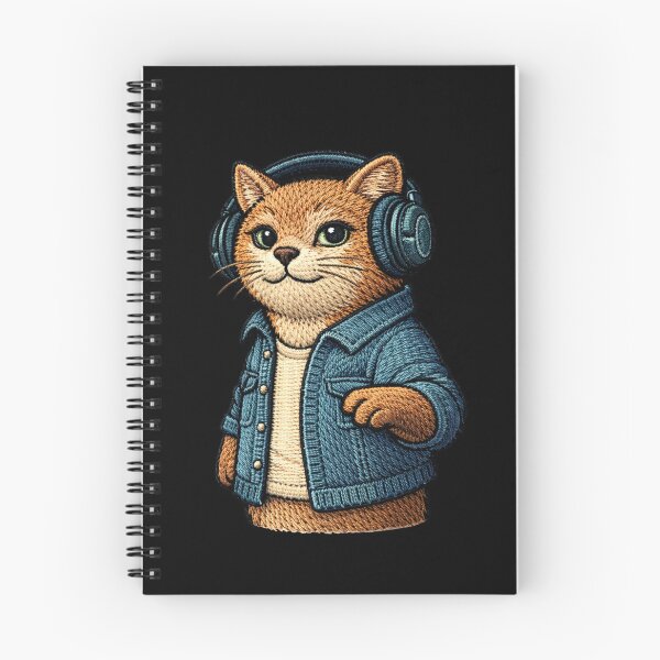 Item preview, Music Producer Cat – Premium Embroidered Patch Studio Aesthetic Art designed and sold by ColorSplash123.