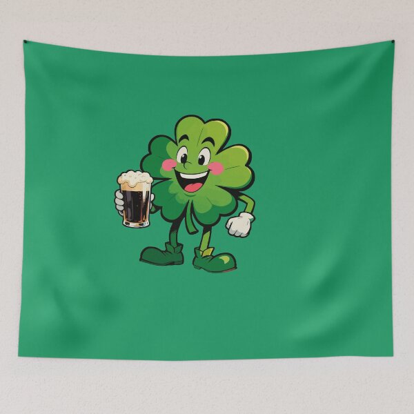 Item preview, Cute Clover Raises A Glass designed and sold by taiche.