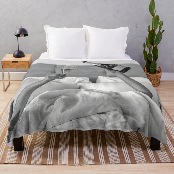 Item preview, Woman Drinking Wine in Bed designed and sold by ifulcati.