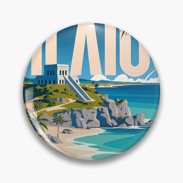 Item preview, Mexico Travel – Tulum Vintage Art designed and sold by Atlas Poster Co..