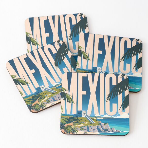 Item preview, Mexico Travel – Tulum Vintage Art designed and sold by Atlas Poster Co..