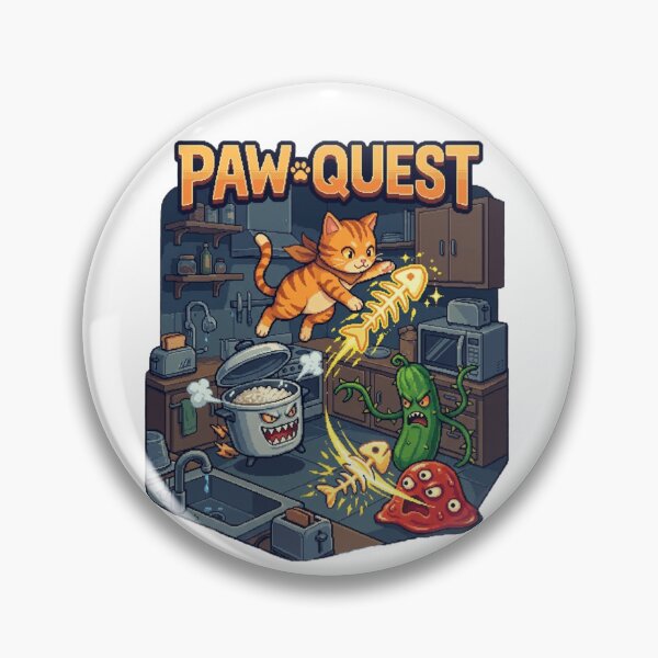 Item preview, Paw Quest – Cat  Adventure Design designed and sold by PawMic.