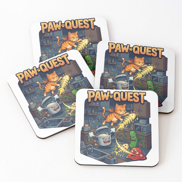 Item preview, Paw Quest – Cat  Adventure Design designed and sold by PawMic.
